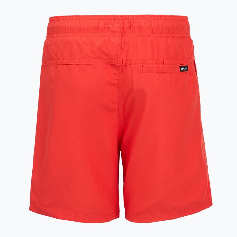 Dětské plavkové šortky Rip Curl Offset Volley red 9