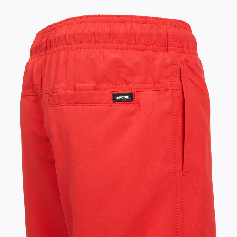 Dětské plavkové šortky Rip Curl Offset Volley red 11