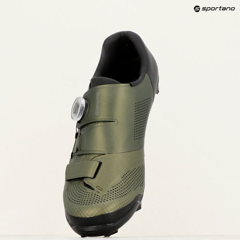 Pánské MTB cyklistické tretry Shimano SH-XC502 moss green 12