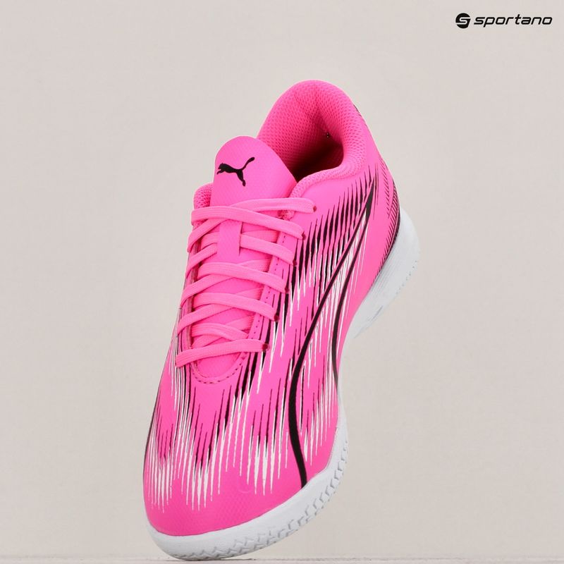 Dětské kopačky PUMA Ultra Play TT Jr poison pink/puma white/puma black 9