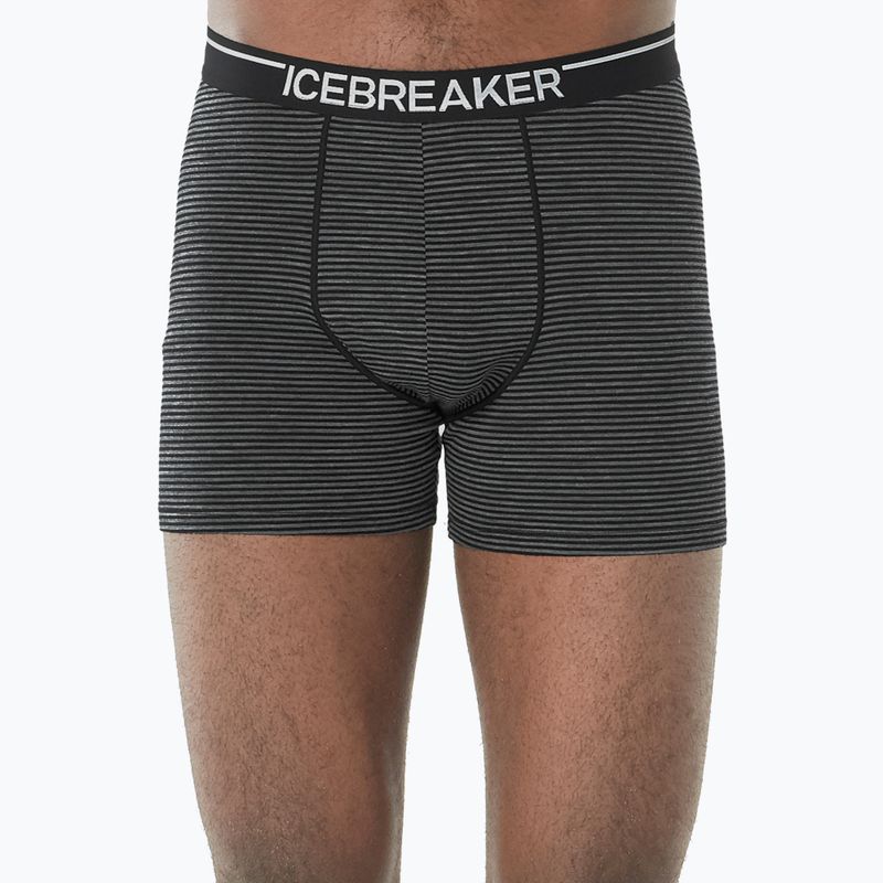 Pánské termální boxerky Icebreaker Anatomica gritstone hthr 5