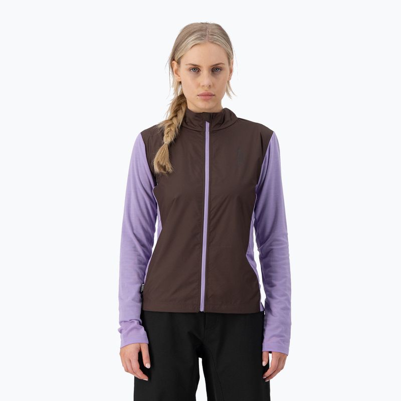 Dámská mikina Mons Royale Redwood Wind Jersey cedar/ lupin