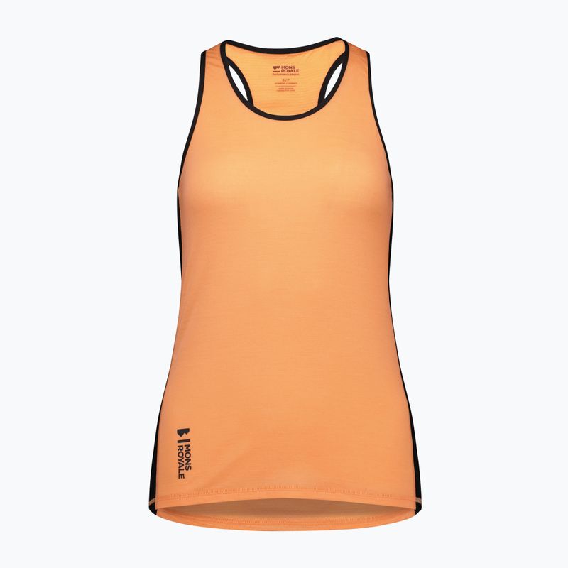 Dámské termoregulační tričko Mons Royale Bella Merino Tank punch/black 3