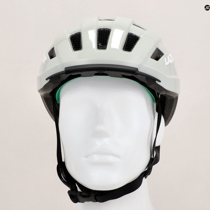 Cyklistická helma Lazer Codax KinetiCore + net ice grey 8