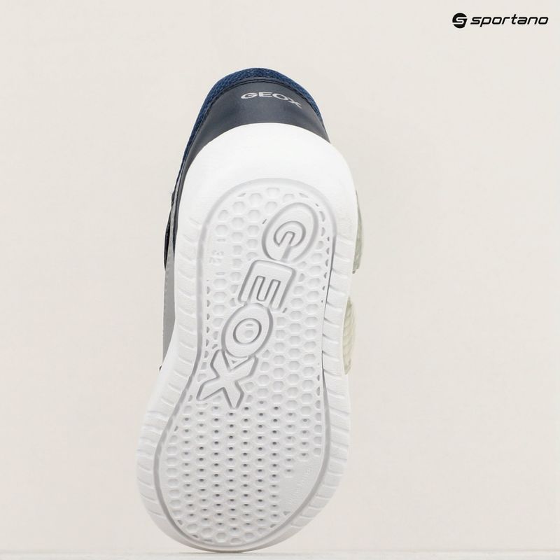 Boty junior Geox Illuminus ocean blue/silver  10