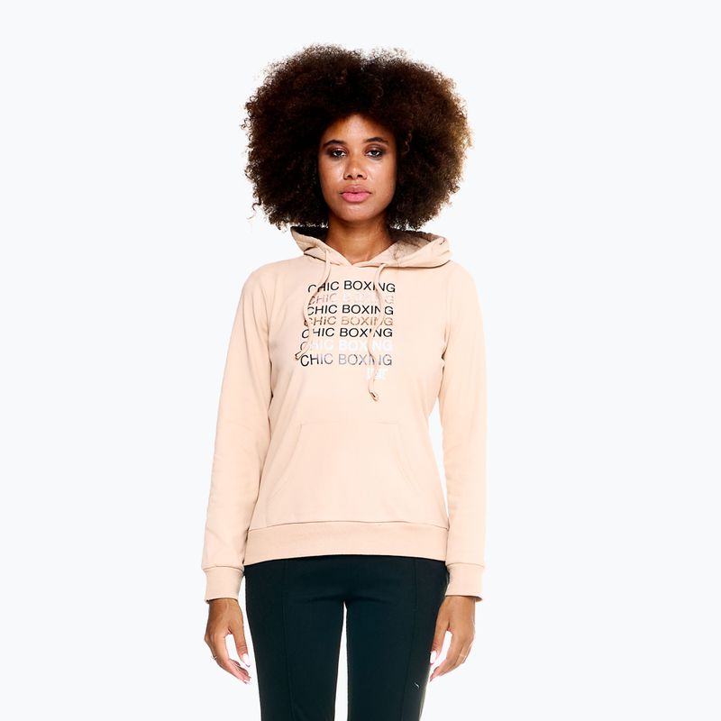 Dámská mikina LEONE 1947 Chic Boxing Hoody beige