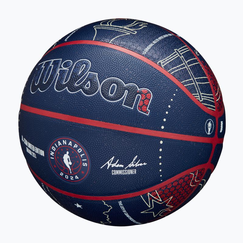 Basketbalový míč Wilson 2024 NBA All Star Collector + krabice brown velikost 7 3