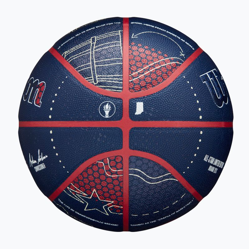 Basketbalový míč Wilson 2024 NBA All Star Collector + krabice brown velikost 7 6