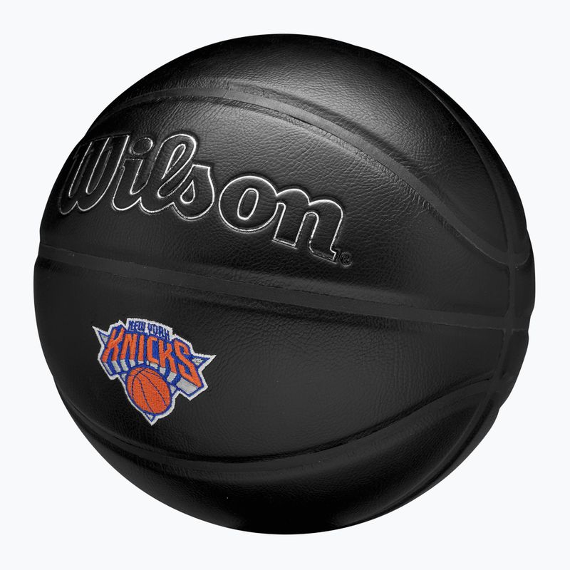 Basketbalový míč Wilson NBA Team Premiere New York Knicks black velikost  7 3