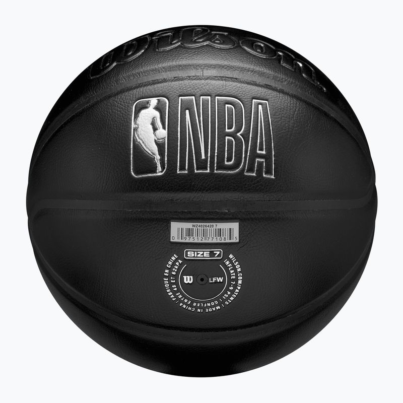 Basketbalový míč Wilson NBA Team Premiere New York Knicks black velikost  7 6
