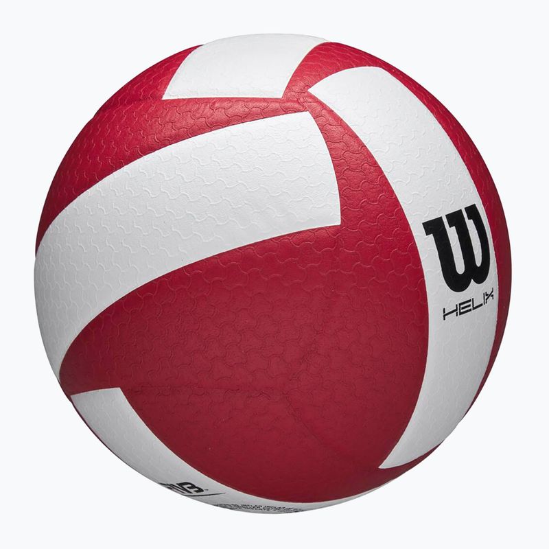 Volejbalový míč Wilson Helix Game Ball red/white velikost 5 4