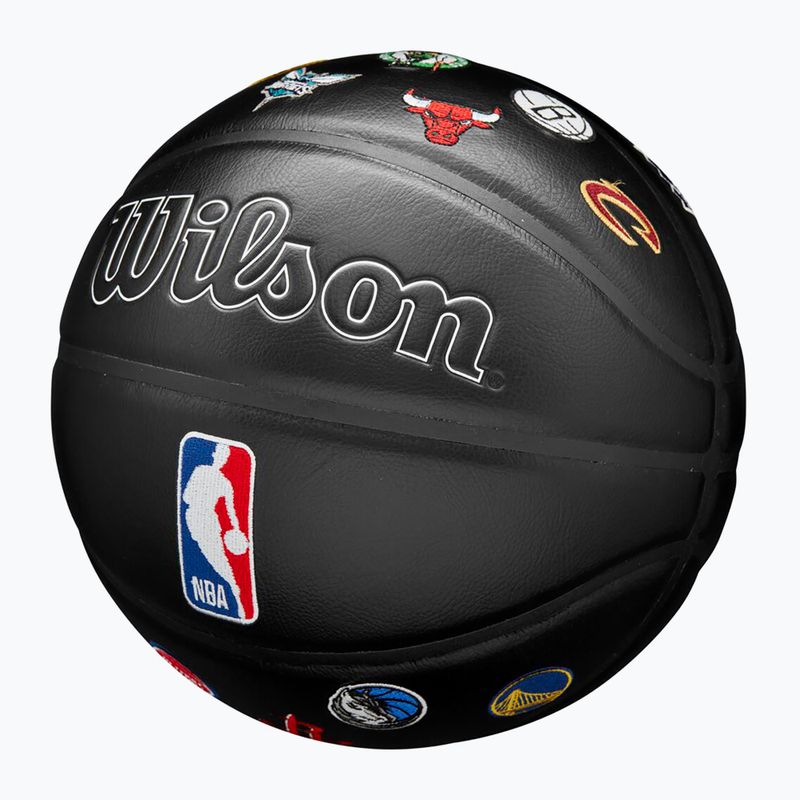 Basketbalový míč Wilson NBA All Team Premiere black velikost  7 6