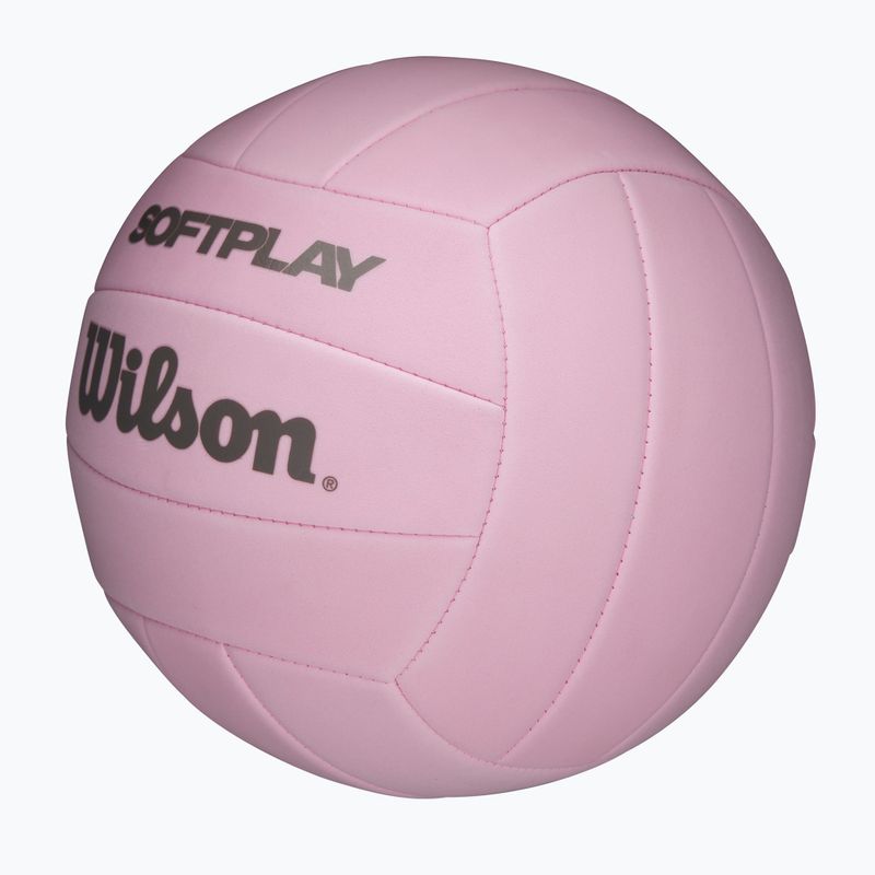 Volejbalový míč Wilson Soft Play pink velikost 5 3