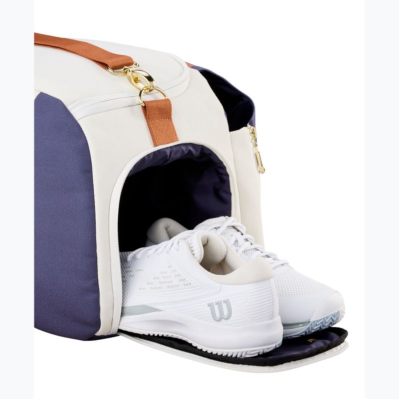 Tenisová taška Wilson Heritage Small Duffel cream/clay/navy 4