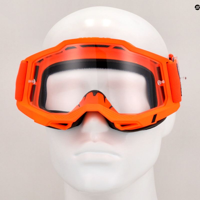 Cyklistické brýle  100% Accuri 2 50221-101-05 orange/clear 7