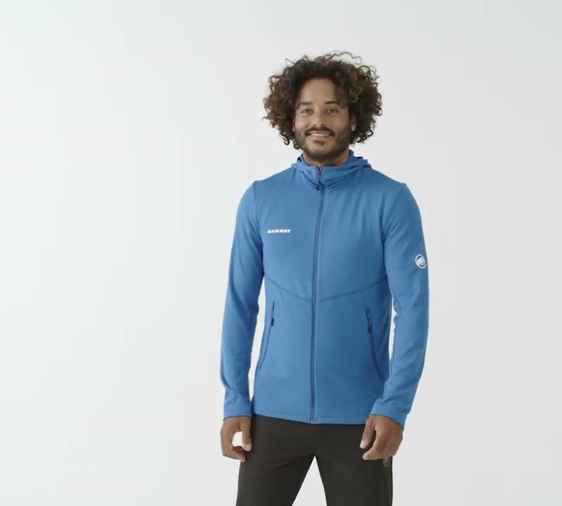 Mammut dámská trekingová mikina Aconcagua Light ML s kapucí tmavě modrá 8
