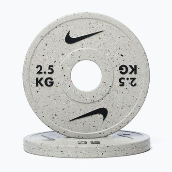 Olympijské kotouče Nike Strength Grind Change Plates 2 x 2,5 kg wolf grey
