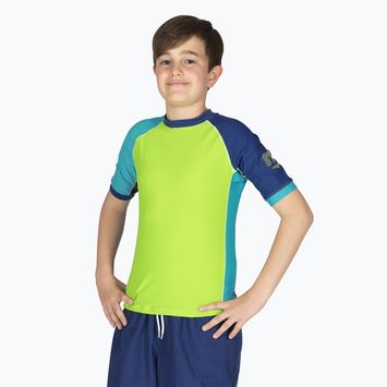 Dětské plavecké tričko Mares Rashguard Shield Youth lime