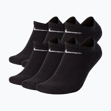 Ponožky Nike Everyday Cushioned No-Show 6 párů black/white