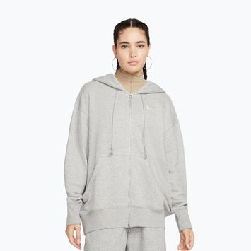 Dámská mikina Nike Sportswear Phoenix Fleece dark grey heather/sail