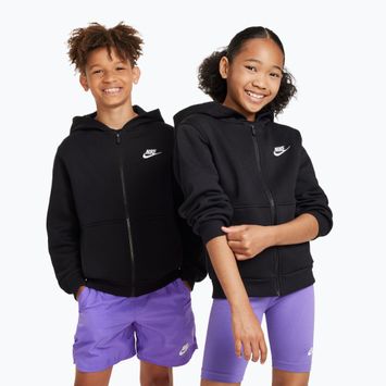 Dětská mikina Nike Sportswear Club Fleece black/white