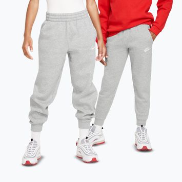 Dětské kalhoty Nike Sportswear Club Fleece dark grey heather/base grey/white