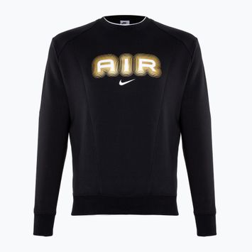 Pánská mikina Nike Sportstwear Air Crew-Neck black/metallic gold