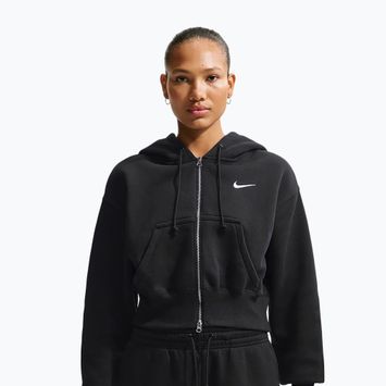 Dámská mikina Nike Sportswear Phoenix Fleece Loose Full-Zip black/sail