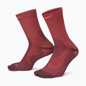 Ponožky Nike Running Lightweight Crew tattoo/hot lava/pure platinum/hot lava