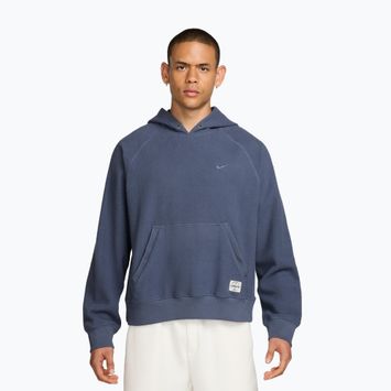 Pánská tréninková mikina Nike Athletic Club Dri-Fit Hoodie diffused blue/diffused blue