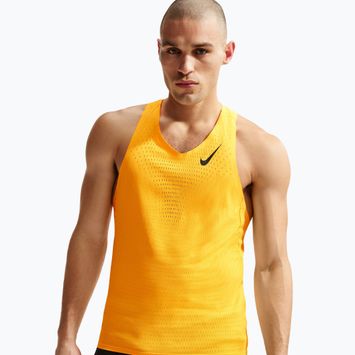 Pánské běžecké tričko Nike AeroSwift Dri-Fit ADV laser orange/black