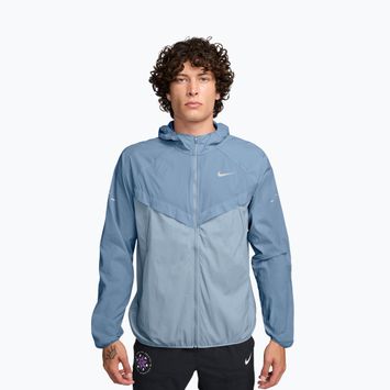 Pánská běžecká bunda Nike Stride Repel UV work blue/light armory blue
