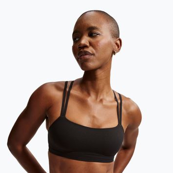 Sportovní podprsenka Nike Zenvy Strappy Light-Support black/cool grey