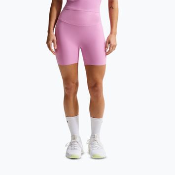 Dámské šortky Nike Zenvy High Waisted Biker 5" light magenta/white