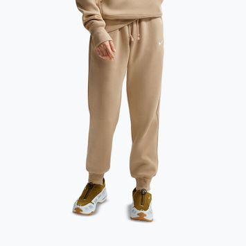 Dámské kalhoty Nike Sportswear Phoenix Fleece Mid-Rise linen/sail