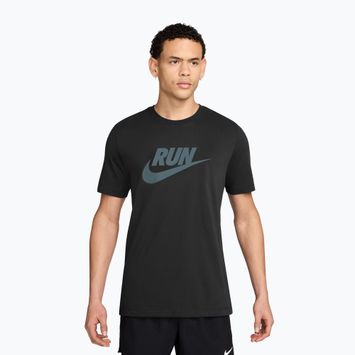 Pánské běžecké tričko Nike Dri-Fit Running black/mineral slate