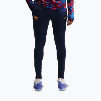 Pánské fotbalové kalhoty Nike FC Barcelona Strike Dri-Fit blackened blue/noble red/yellow