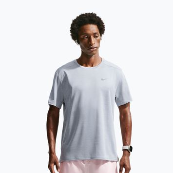 Pánské běžecké tričko Nike Miler Dri-Fit UV grey fog/particle grey