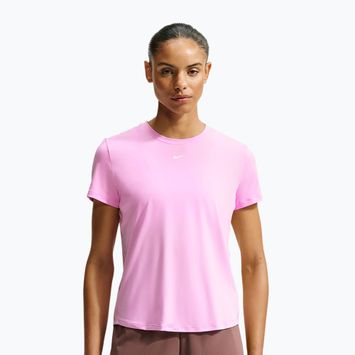 Dámské tréninkové tričko Nike One Classic pink rise/white