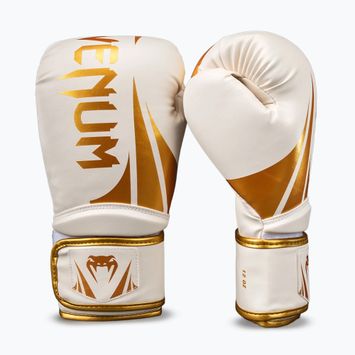 Boxerské rukavice Venum Challenger 2.5 Boxing white/gold