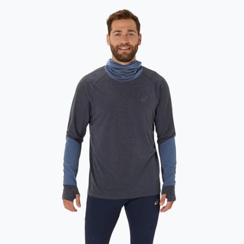 Pánská běžecká mikina ASICS Metarun Winter LS Hoodie Midnight