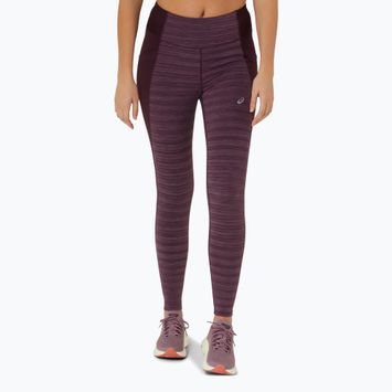 Dámské běžecké legíny ASICS Nagino Run dark aubergine heather