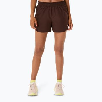 Dámské běžecké šortky ASICS Nagino Run Adjustable 4IN coffee