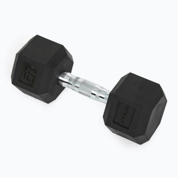 Pogumovaná činka XTREXO Hex HXD100 10 kg