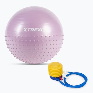 Masážní gymnastický míč XTREXO TXO-B4Z020-VT 55 cm violet
