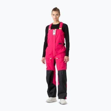 Dámské jachtařské kalhoty Helly Hansen Skagen Offshore Bib cranberry