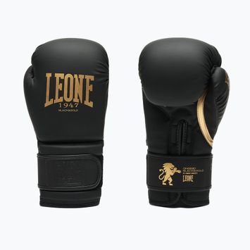 Boxerské rukavice LEONE 1947 Idol black/gold