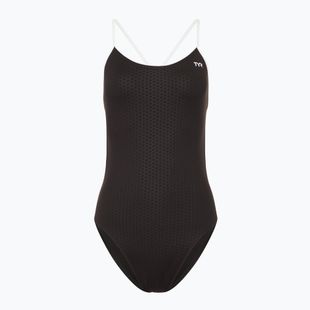 Dámské jednodílné plavky TYR Hexa Cutoutfit black/white