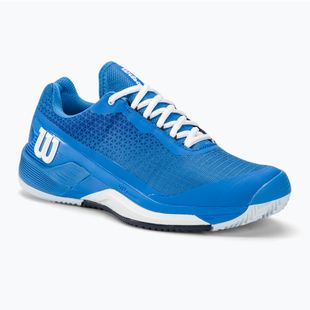 Pánské  tenisové boty  Wilson Rush Pro 4.0 Clay french blue/white/navy blazer
