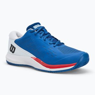 Pánské tenisové boty  Wilson Rush Pro Ace Clay deja vu blue/ white/ infrared